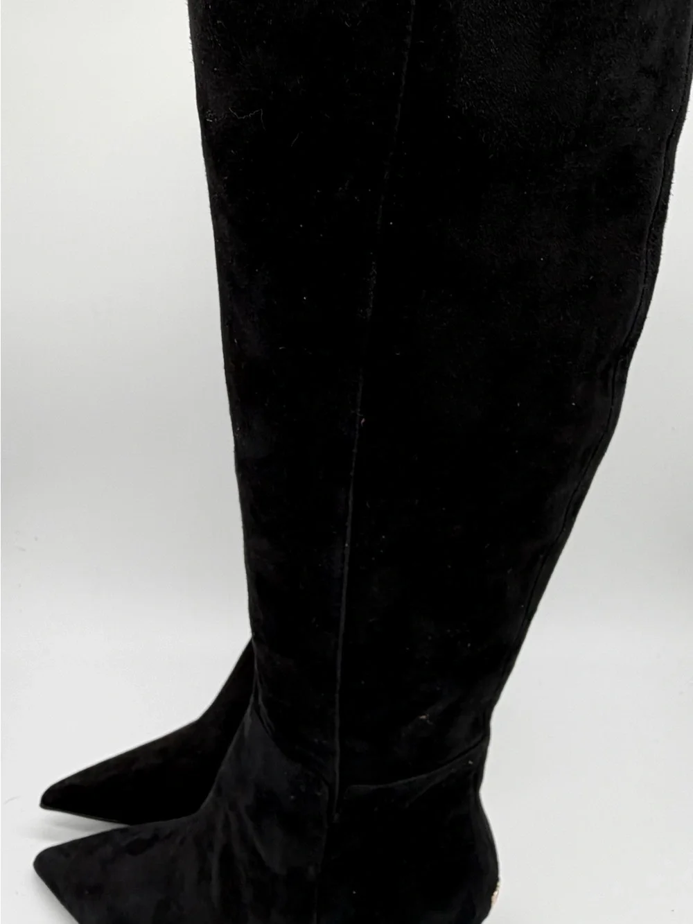 Sam Edelman Black Over-the-Knee Suede Boots